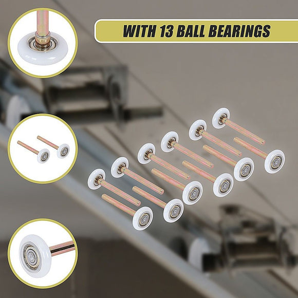 Garage Door Roller / Wheel / Heavy-duty 13 Ball Bearing 12 Pack
