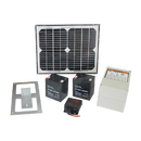 500KG 10W Solar Single Swing Auto Motor Remote Gate Opener-4