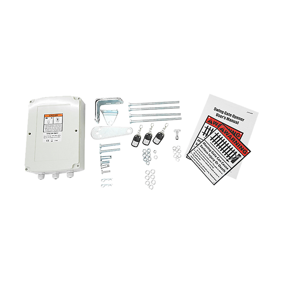 500KG 10W Solar Single Swing Auto Motor Remote Gate Opener
