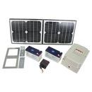 500KG 20W Solar Single Swing Auto Motor Remote Gate Opener-4