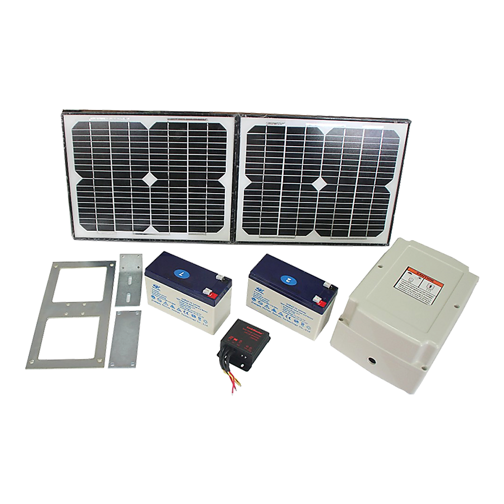 500KG 20W Solar Single Swing Auto Motor Remote Gate Opener