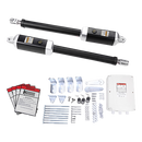 1200KG 20W Solar Double Swing Auto Motor Remote Gate Opener-7