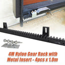 Sliding Gate Hardware Accessories Kit - 4m Gear Rack Track-4