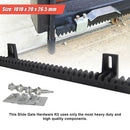 Sliding Gate Hardware Accessories Kit - 4m Gear Rack Track-6