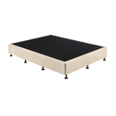 Palermo Queen Ensemble Bed Base Platinum Natural Sand Linen Fabric-1