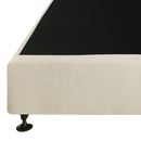 Palermo King Single Ensemble Bed Base Platinum Natural Sand Linen Fabric-4