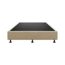 Palermo King Single Ensemble Bed Base Platinum Natural Sand Linen Fabric-8