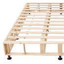 Palermo King Single Ensemble Bed Base Platinum Graphite Linen Fabric-6