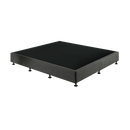 Palermo King Ensemble Bed Base Platinum Graphite Linen Fabric-1