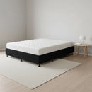 Palermo King Ensemble Bed Base Midnight Black Linen Fabric-7