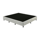 Palermo King Ensemble Bed Base Platinum Light Grey Linen Fabric-2