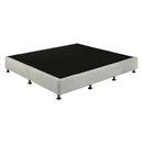 Palermo King Ensemble Bed Base Platinum Light Grey Linen Fabric-6