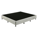 Palermo King Ensemble Bed Base Platinum Light Grey Linen Fabric-6