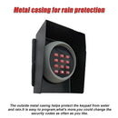 Wireless Keypad Entry For Swing And Sliding Gate with Metal Casing-10