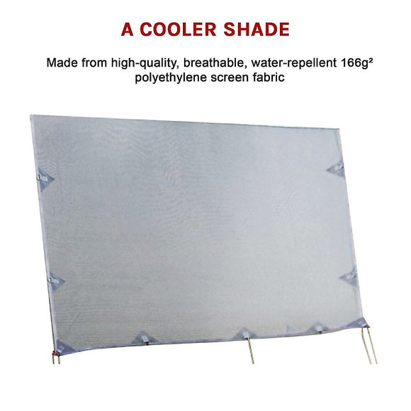 Caravan Privacy Screen – 3.7x1.8m Side Screen for Roll-Out Awnings