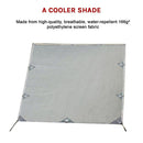 Pop Top Caravan Privacy Screen Sun Shade Side Extension 2.1 x 1.8m-7