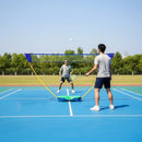 Folding Portable Badminton Combo Set Volleyball Net Outdoor Sports-5