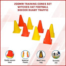 230mm Training Cones Set Witches Hat Football Soccer Rugby Traffic-2