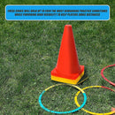230mm Training Cones Set Witches Hat Football Soccer Rugby Traffic-9