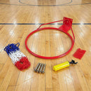 Pro Size Wall Mounted Basketball Hoop Ring Goal Net Rim Dunk Shooting Outdoor-4