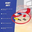 Pro Size Wall Mounted Basketball Hoop Ring Goal Net Rim Dunk Shooting Outdoor-5