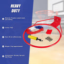 Pro Size Wall Mounted Basketball Hoop Ring Goal Net Rim Dunk Shooting Outdoor-8