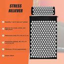 Massage Acupressure Yoga Mat With Pillow Sit Mats Cut Pain Stress Soreness-8