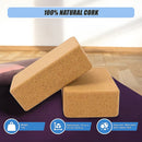 2 x Cork Yoga Block Organic Yoga Prop Accessory Exercise Brick-7