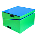 120x60x35cm Foldable Soft Incline Gymnastics Mat Wedge Yoga Gym Balance Training-4