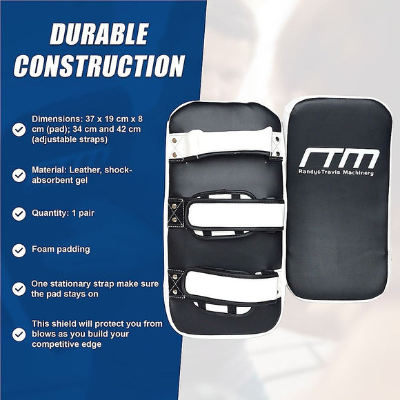 MMA Kick Boxing Pad Strike Shield – Muay Thai Focus Punching Pad Training Gear