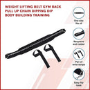 Weight Lifting Belt Gym Back Pull Up Chain Dipping Dip Body Building Training-2