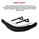 Weight Lifting Belt Gym Back Pull Up Chain Dipping Dip Body Building Training-7
