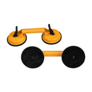 2x 100kg Aluminum Alloy Double Locking Suction Cup Glazer Glass Sucker Lifter-4
