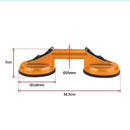 2x 100kg Aluminum Alloy Double Locking Suction Cup Glazer Glass Sucker Lifter-10