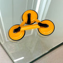 2x 150kg Load Aluminum Triple Suction Cup Pad Glazer Glass Sucker Remover Lifter-2