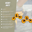 2x 150kg Load Aluminum Triple Suction Cup Pad Glazer Glass Sucker Remover Lifter-4
