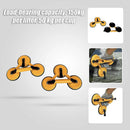 2x 150kg Load Aluminum Triple Suction Cup Pad Glazer Glass Sucker Remover Lifter-8