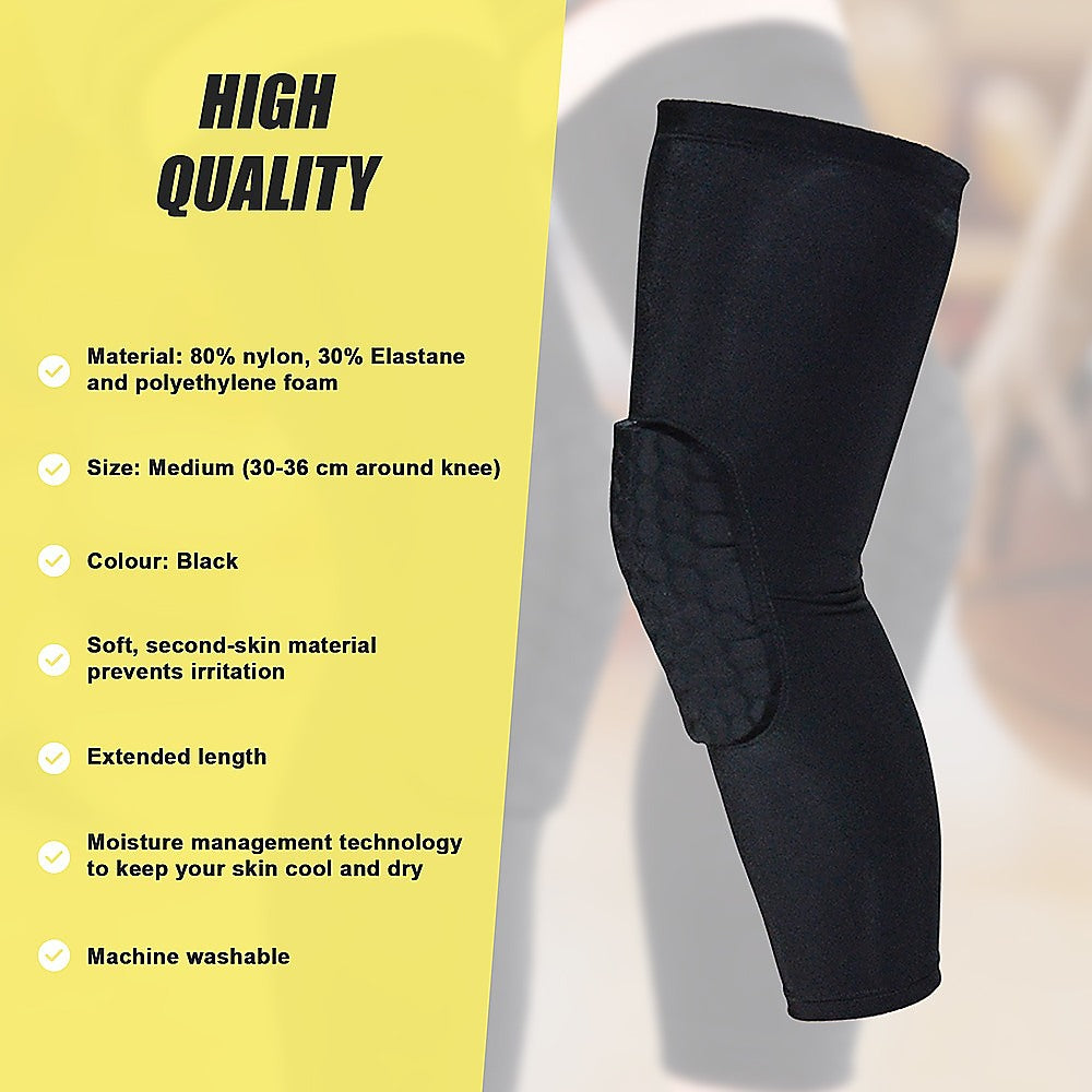 Knee Sleeve Guard Support Brace Sport Compression Calf Running