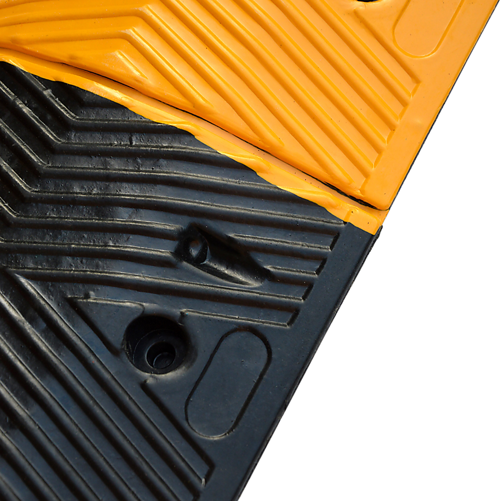 Pair Of 1m Long 60T Load Rubber Speed Bump Hump Modular Speed Humps pair-of-1m-long-60t-load-rubber-speed-bump-hump-modular-speed-humps