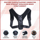Posture Corrector Clavicle Support Back Straightener Shoulder Brace Strap-2