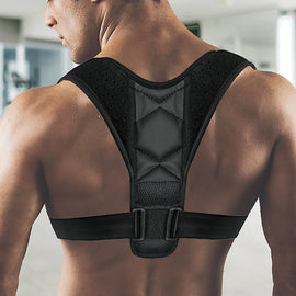 Posture Corrector Clavicle Support Back Straightener Shoulder Brace Strap - 0