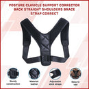 Posture Clavicle Support Corrector Back Straight Shoulders Brace Strap Correct-3