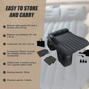 Inflatable Car Back Seat Mattress – Portable Travel Air Bed for Camping & Sleeping-10