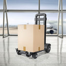 Portable Cart Folding Dolly Push Truck Hand Collapsible Trolley Luggage 70Kg-5