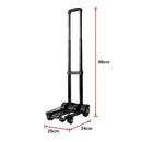 Portable Cart Folding Dolly Push Truck Hand Collapsible Trolley Luggage 70Kg-13