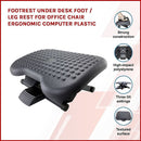 Under Desk Footrest Ergonomic Foot & Leg Rest for Office Chair Computer Desk-2