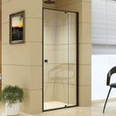 Adjustable Semi Frameless Shower Screen (82~90) x 195cm Australian Safety Glass-1