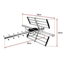 Digital TV Outdoor Antenna Aerial UHF VHF FM Signal Booster HD-7