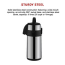 Air Pot for Tea Coffee 5L Pump Action Insulated Airpot Flask Drink Dispenser-11