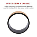 Yoga Pilates Wheel Cork Circle Prop Back Chest Hips Abdomen Stretch Roller-8